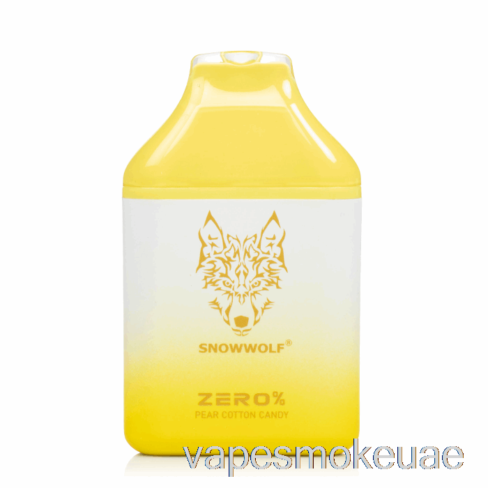 Vape Uae Snowwolf Zero 5500 0٪ خالية من النيكوتين وحلوى قطن الكمثرى للاستعمال مرة واحدة